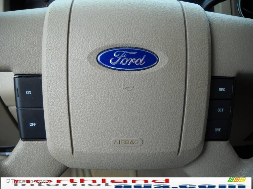 2005 F150 XLT SuperCab 4x4 - Dark Toreador Red Metallic / Tan photo #19