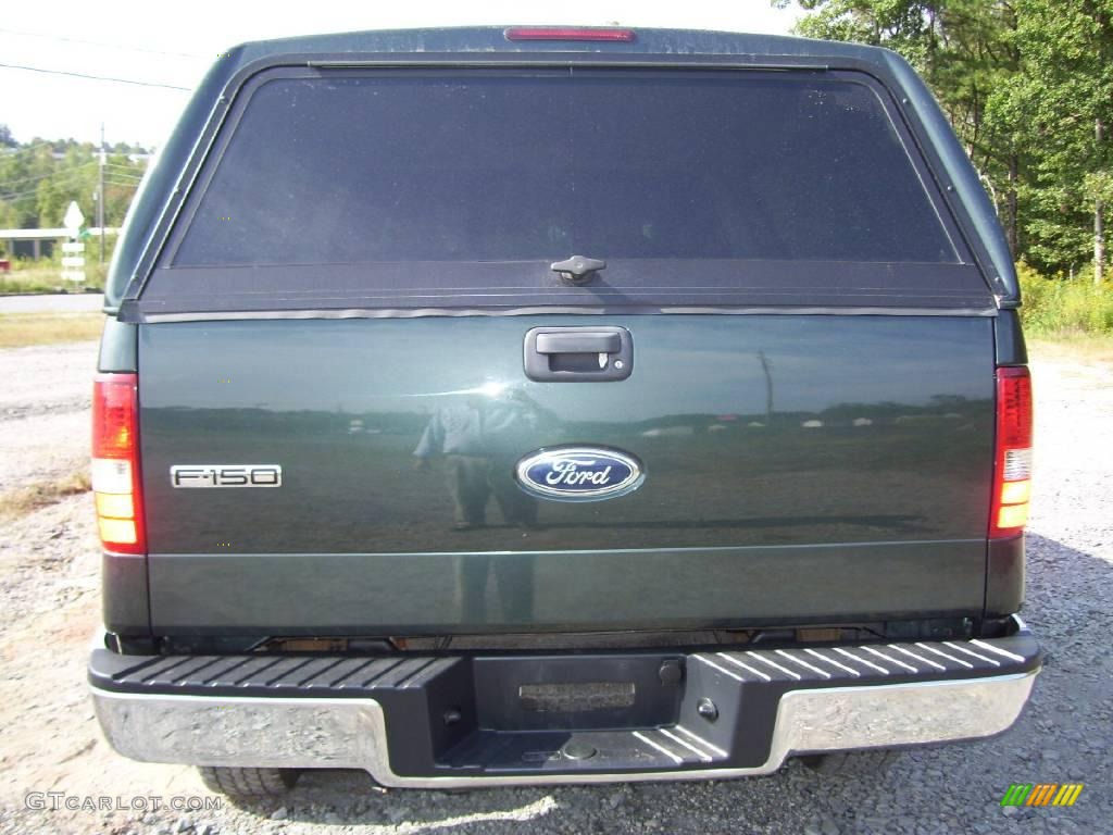 2004 F150 XLT SuperCab 4x4 - Aspen Green Metallic / Medium/Dark Flint photo #6