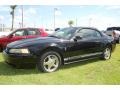 2001 Black Ford Mustang V6 Coupe  photo #1