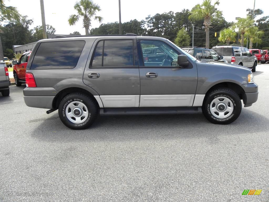 2003 Expedition XLT - Dark Shadow Grey Metallic / Flint Grey photo #12