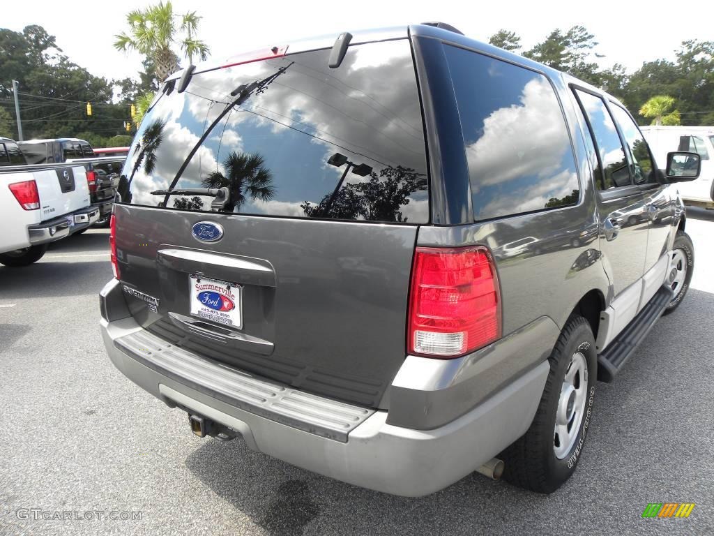 2003 Expedition XLT - Dark Shadow Grey Metallic / Flint Grey photo #13