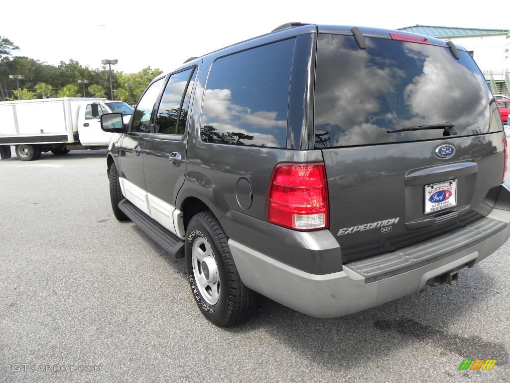 2003 Expedition XLT - Dark Shadow Grey Metallic / Flint Grey photo #16