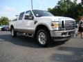 2010 White Platinum Tri-Coat Ford F250 Super Duty Lariat Crew Cab 4x4  photo #1