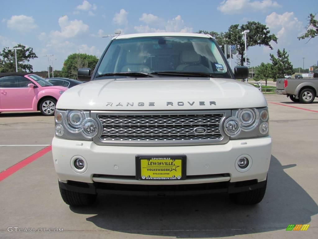 2006 Range Rover Supercharged - Chawton White / Sand/Jet photo #8