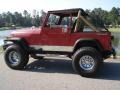 Vivid Red Metallic 1988 Jeep Wrangler 4x4