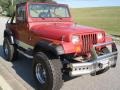 1988 Vivid Red Metallic Jeep Wrangler 4x4  photo #4