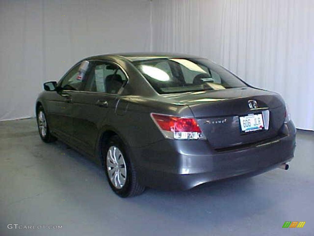 2009 Accord LX Sedan - Polished Metal Metallic / Black photo #19