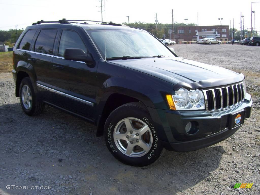 2005 Grand Cherokee Limited 4x4 - Deep Beryl Green Pearl / Medium Slate Gray photo #3