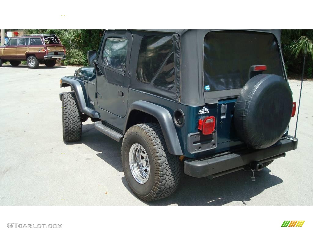 1997 Wrangler SE 4x4 - Emerald Green Pearl / Gray photo #7