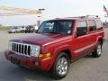 2006 Inferno Red Pearl Jeep Commander Limited  photo #7