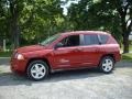 2008 Inferno Red Crystal Pearl Jeep Compass Sport 4x4  photo #2