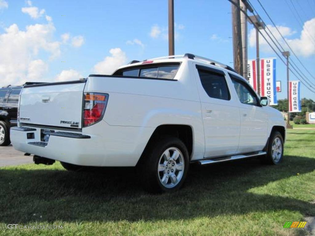 2007 Ridgeline RTL - White / Beige photo #4