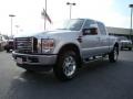 2010 Ingot Silver Metallic Ford F250 Super Duty Lariat Crew Cab 4x4  photo #6