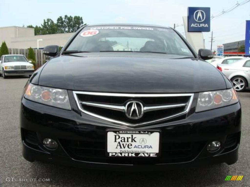 2006 TSX Sedan - Nighthawk Black Pearl / Ebony Black photo #2