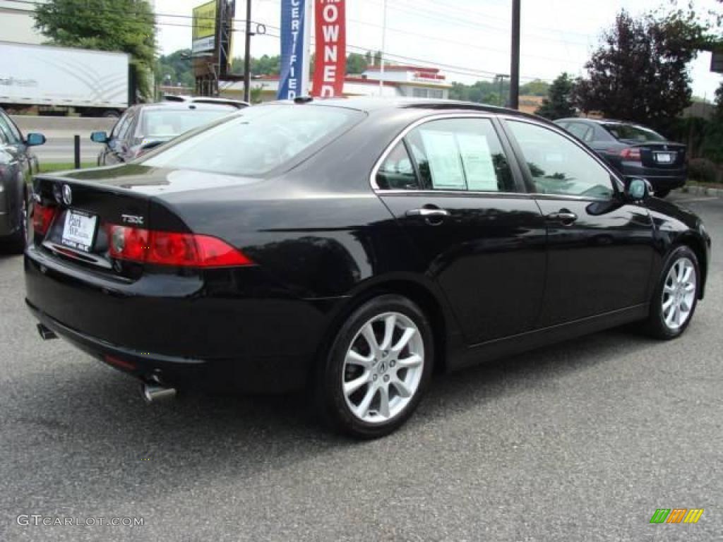 2006 TSX Sedan - Nighthawk Black Pearl / Ebony Black photo #6