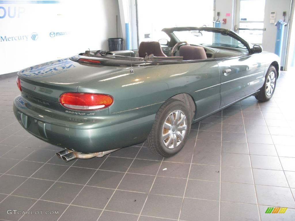 1997 Sebring JX Convertible - Medium Fern Green Pearl / Gray photo #7