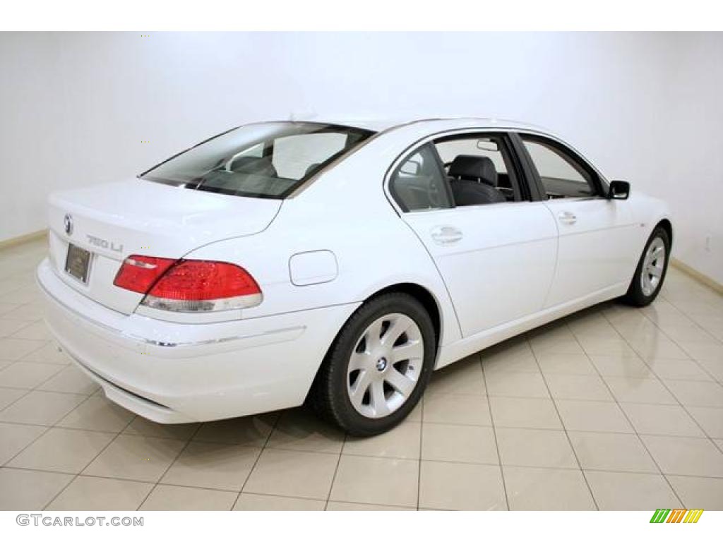 2006 7 Series 750Li Sedan - Alpine White / Basalt Grey/Flannel Grey photo #7