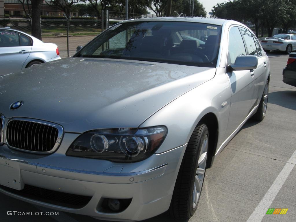 2007 7 Series 750Li Sedan - Titanium Silver Metallic / Black photo #2