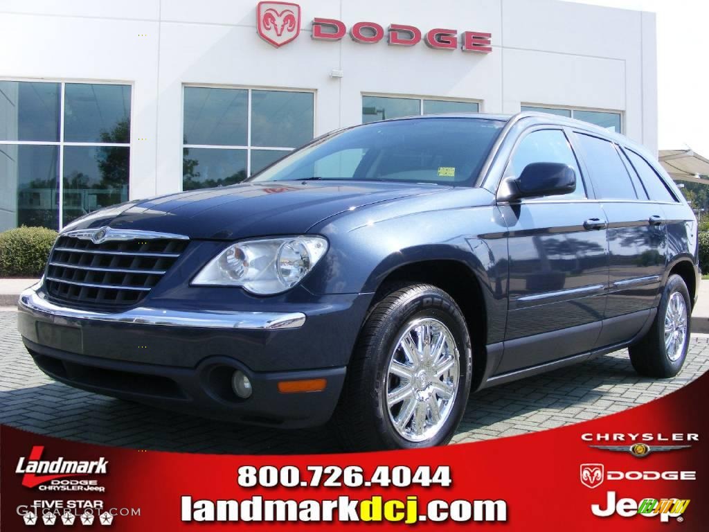 2007 Pacifica Touring - Modern Blue Pearl / Pastel Slate Gray photo #1