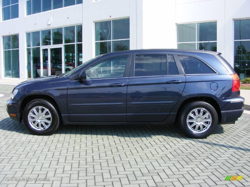 2007 Pacifica Touring - Modern Blue Pearl / Pastel Slate Gray photo #2