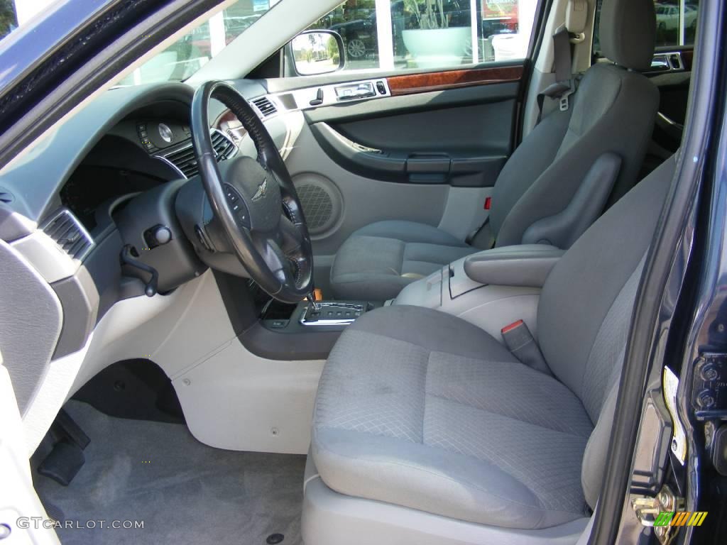 2007 Pacifica Touring - Modern Blue Pearl / Pastel Slate Gray photo #11