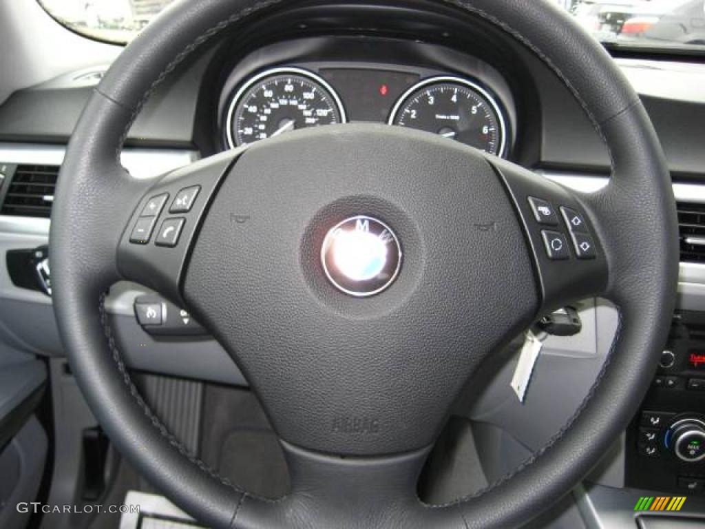 2009 3 Series 328xi Sedan - Space Grey Metallic / Grey Dakota Leather photo #16