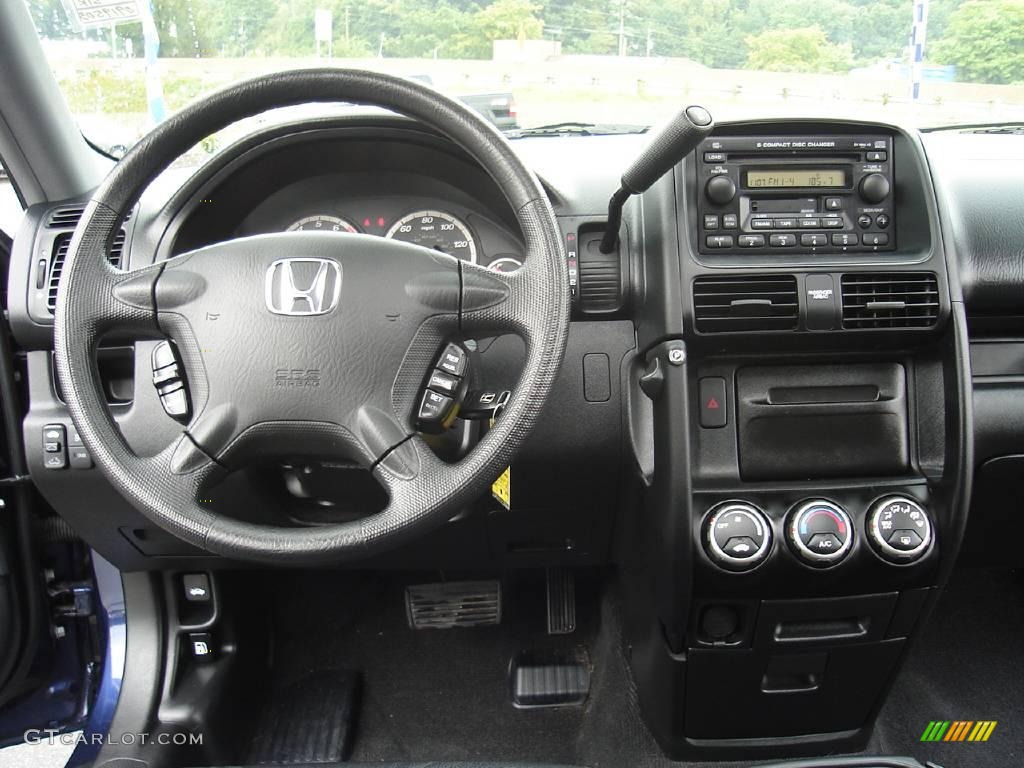 2006 CR-V EX 4WD - Royal Blue Pearl / Black photo #18