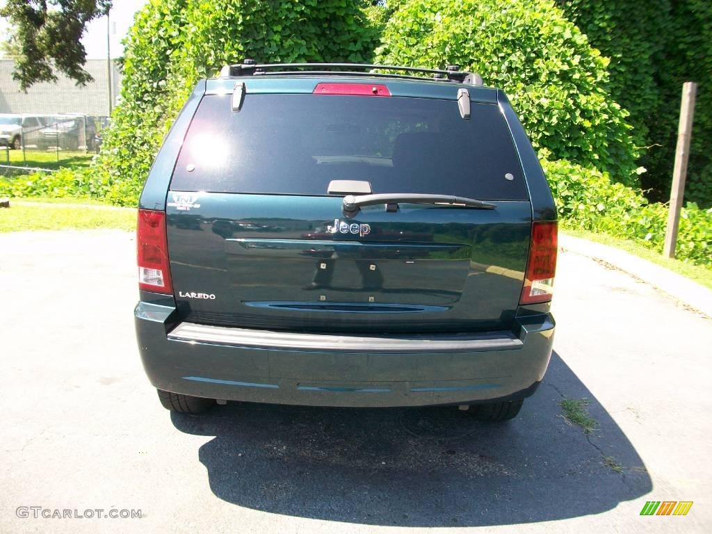 2006 Grand Cherokee Laredo - Deep Beryl Green Pearl / Khaki photo #4