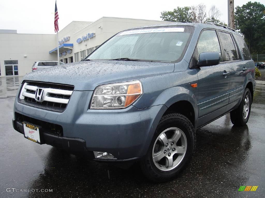 2006 Pilot EX 4WD - Steel Blue Metallic / Gray photo #1