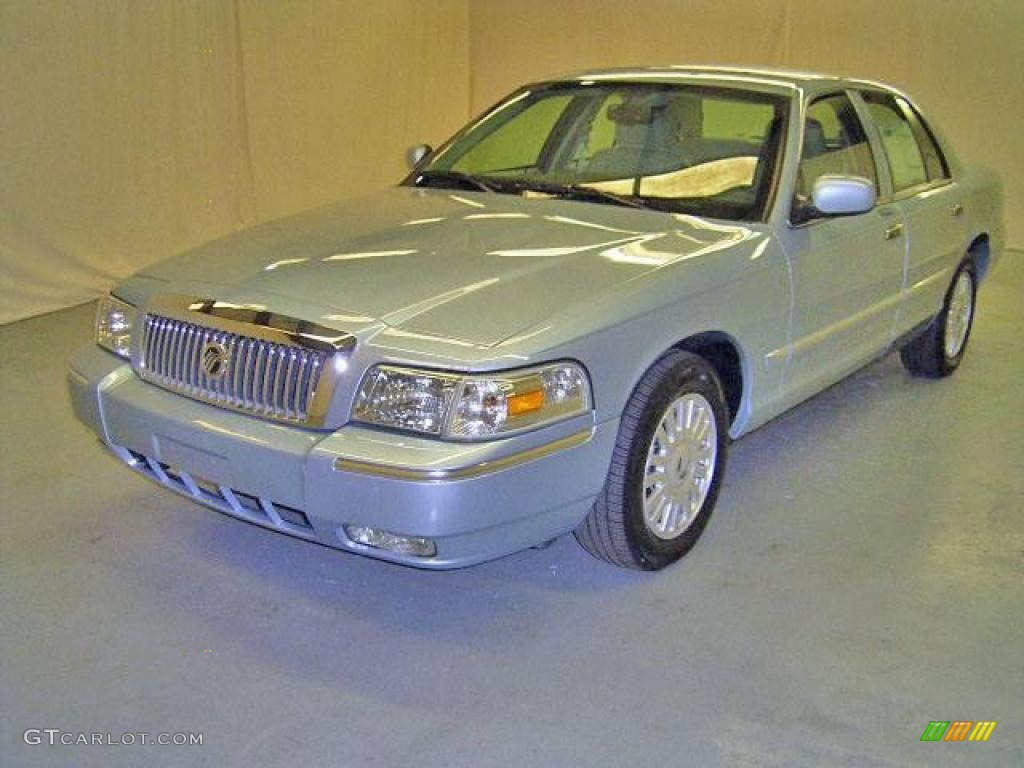 2008 Grand Marquis LS - Light Ice Blue Metallic / Medium Light Stone photo #1