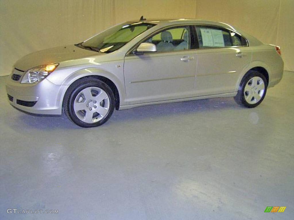 2008 Aura XE 3.5 - Silver Pearl / Gray photo #6