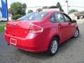 2008 Vermillion Red Ford Focus SE Sedan  photo #5