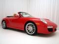 2009 Guards Red Porsche 911 Carrera S Cabriolet  photo #2