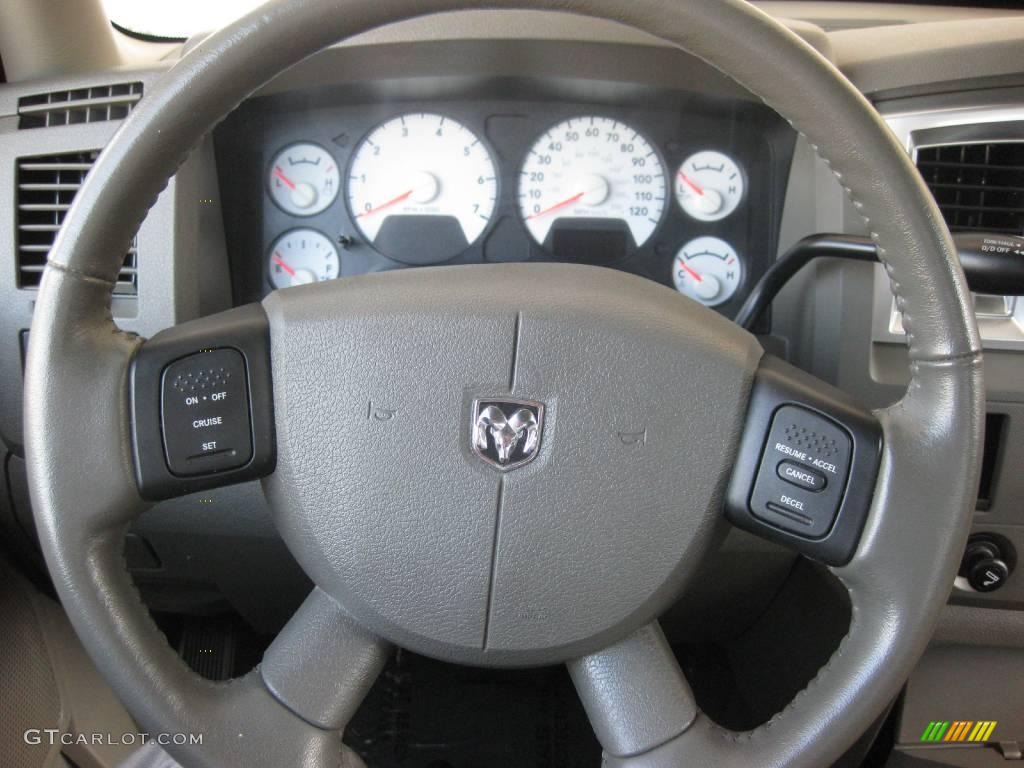 2007 Ram 1500 SLT Quad Cab - Light Khaki Metallic / Khaki Beige photo #7