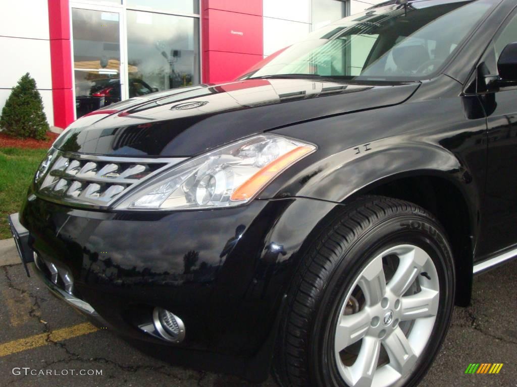 2006 Murano SL AWD - Super Black / Charcoal photo #18