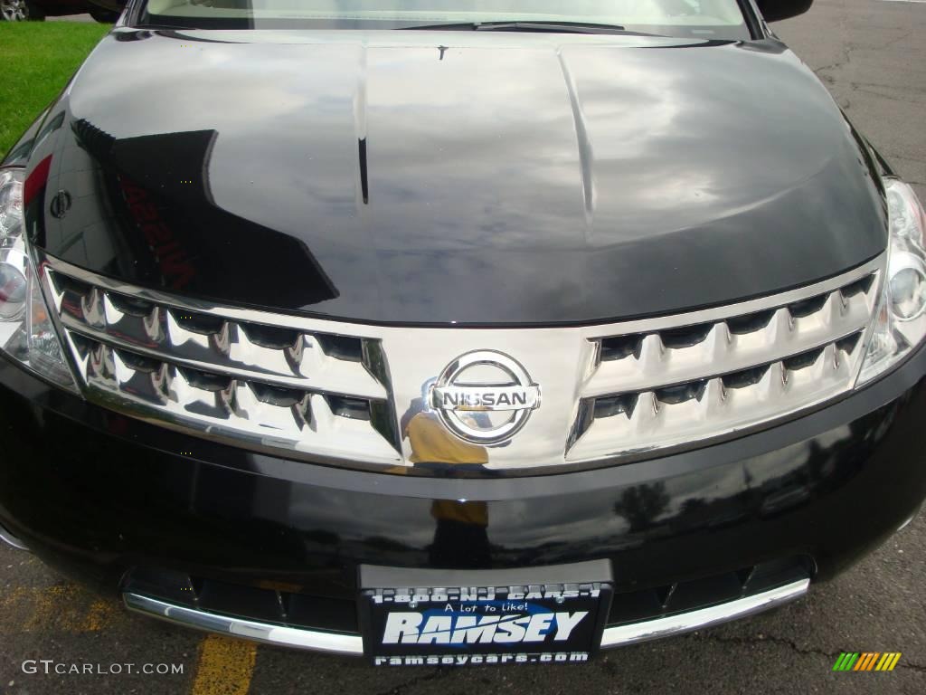 2006 Murano SL AWD - Super Black / Cafe Latte photo #17
