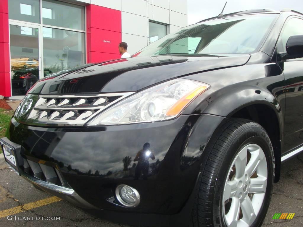 2006 Murano SL AWD - Super Black / Cafe Latte photo #18