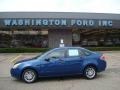 2009 Vista Blue Metallic Ford Focus SE Sedan  photo #1