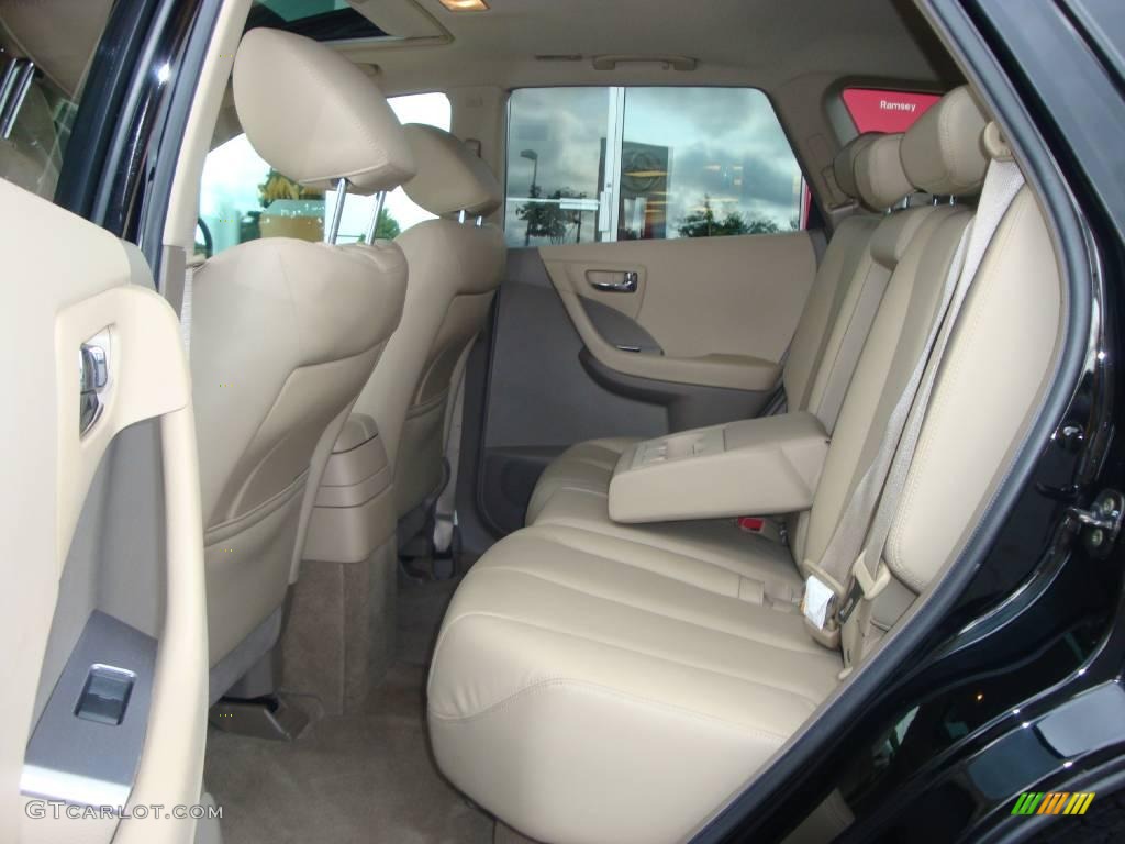 2006 Murano SL AWD - Super Black / Cafe Latte photo #44