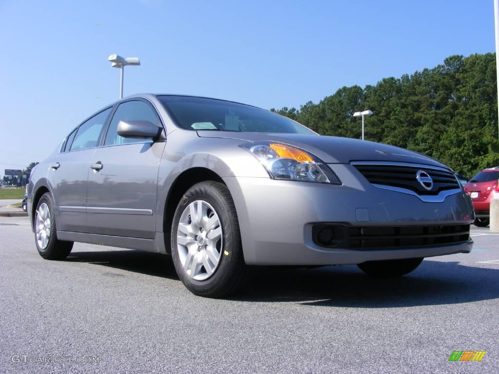 2009 Altima 2.5 S - Precision Gray Metallic / Charcoal photo #4