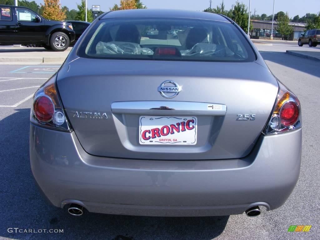 2009 Altima 2.5 S - Precision Gray Metallic / Charcoal photo #7