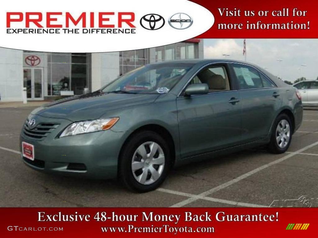 2007 Camry LE - Aloe Green Metallic / Bisque photo #1