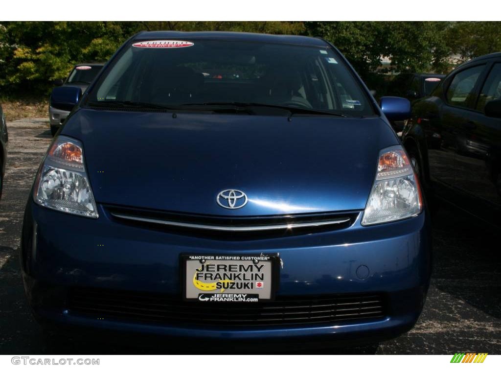 2008 Prius Hybrid - Spectra Blue Mica / Gray photo #2