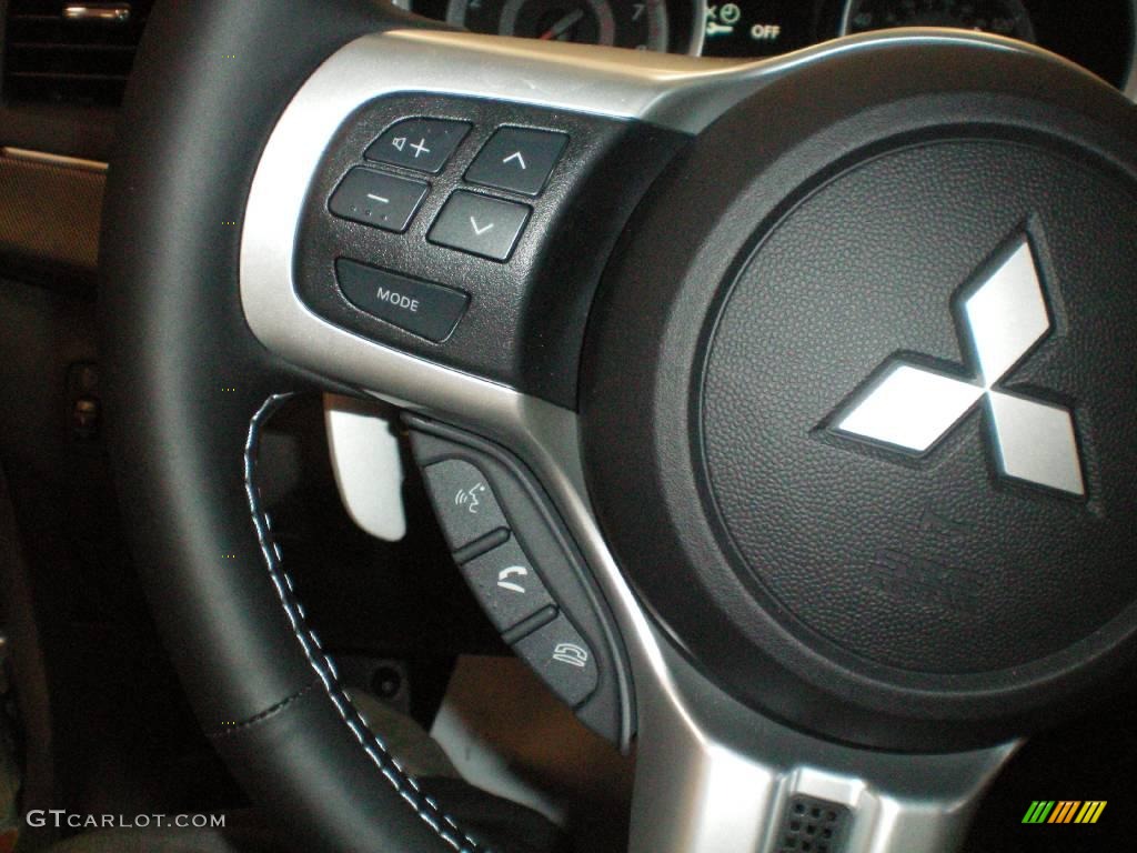 2010 Lancer Sportback RALLIART AWD - Apex Silver Metallic / Black photo #3