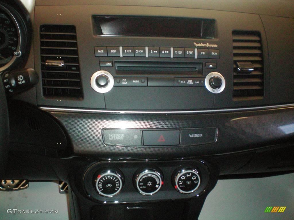 2010 Lancer Sportback RALLIART AWD - Apex Silver Metallic / Black photo #5