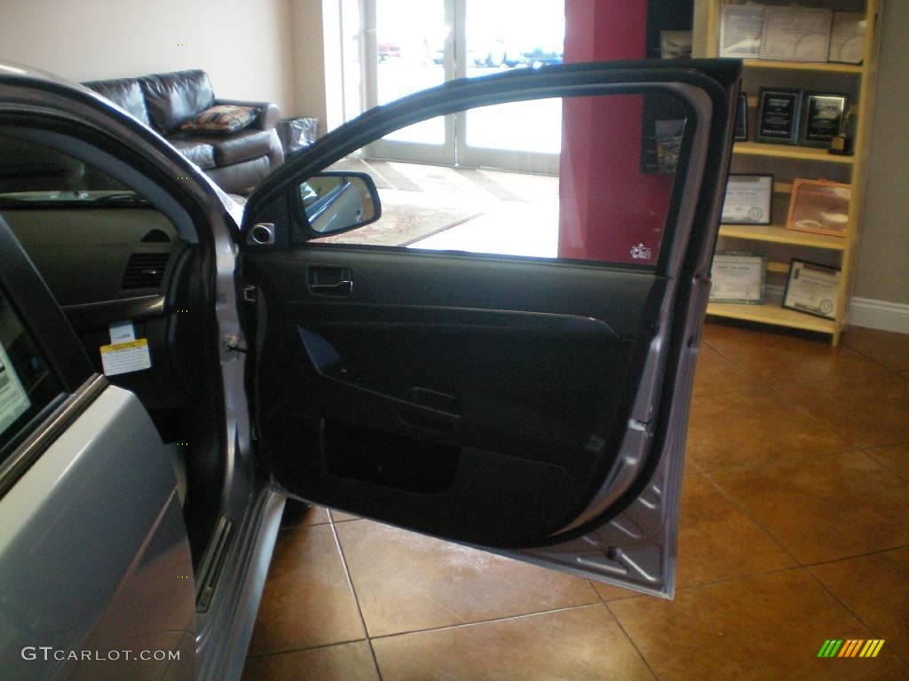 2010 Lancer Sportback RALLIART AWD - Apex Silver Metallic / Black photo #20