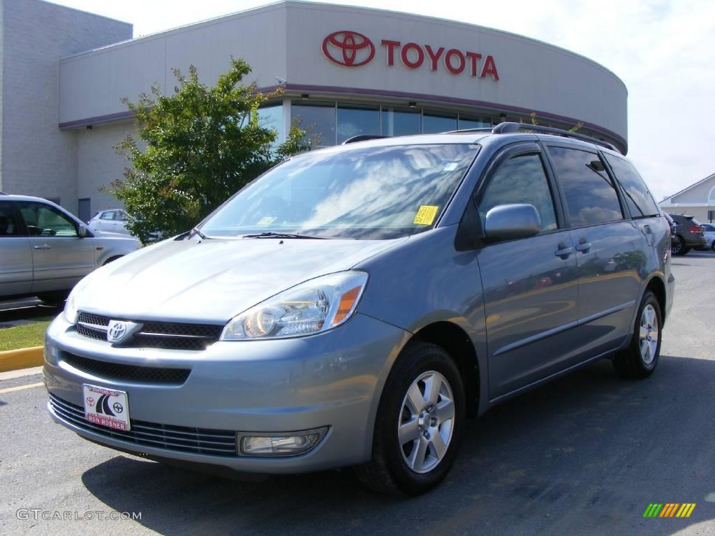 2004 Sienna XLE - Blue Mirage Metallic / Fawn Beige photo #1