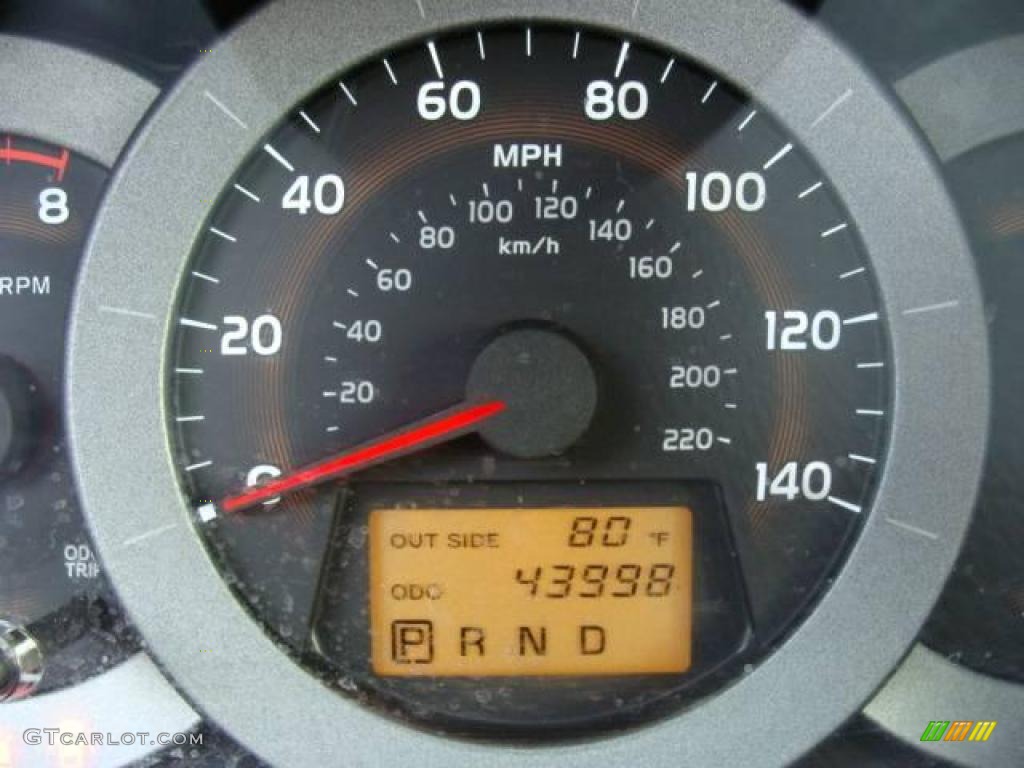 2008 RAV4 Limited 4WD - Black / Ash photo #10