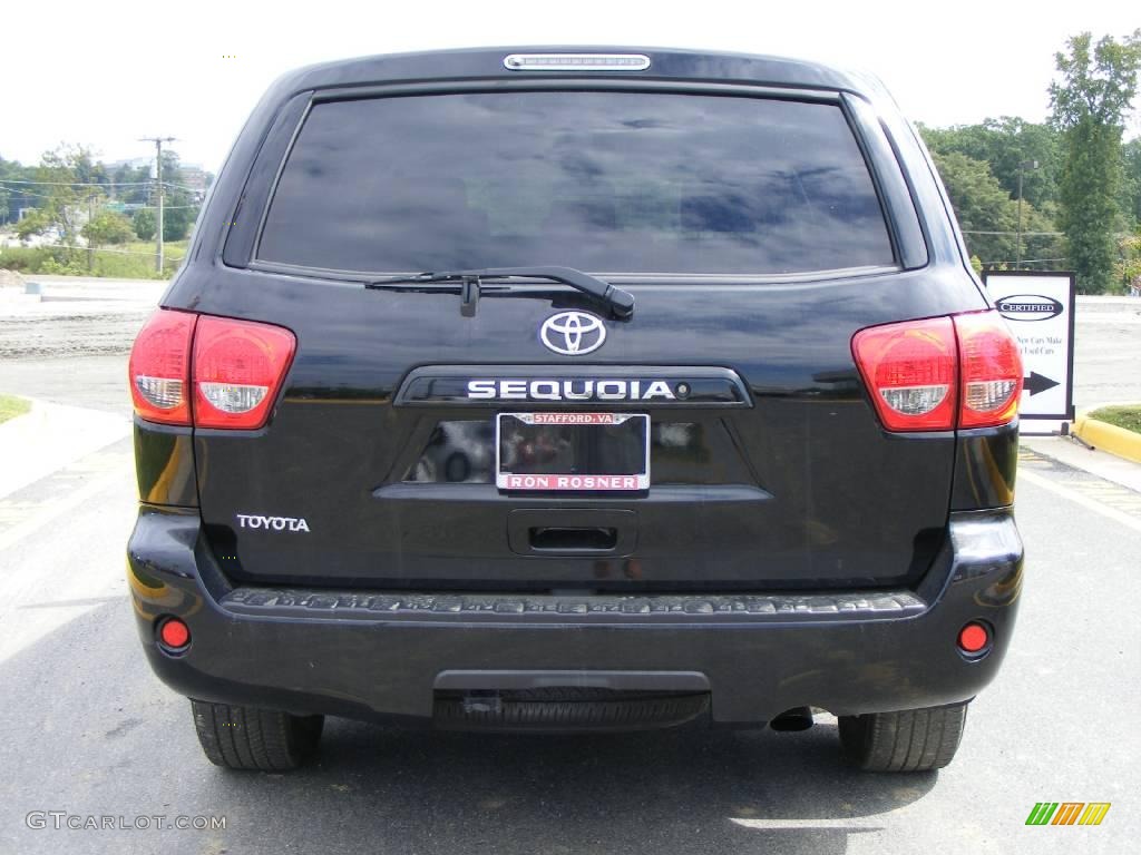 2009 Sequoia SR5 4x4 - Black / Graphite Gray photo #22