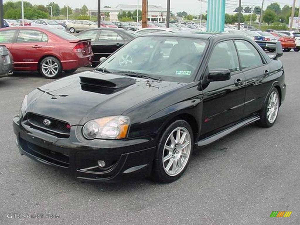 Obsidian Black Pearl 2005 Subaru Impreza WRX STi Exterior Photo #17709396